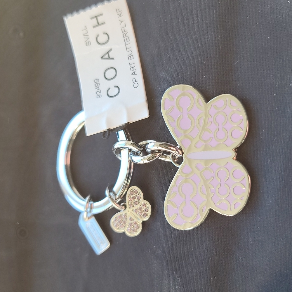 Coach Butterfly Keychain - Picture 3 of 9